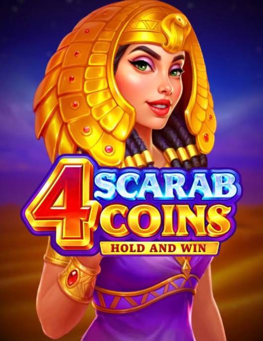 4 Scarab Coins: Hold and Win – egyptisk slot från Playson med skarabémynt och fasta jackpottar