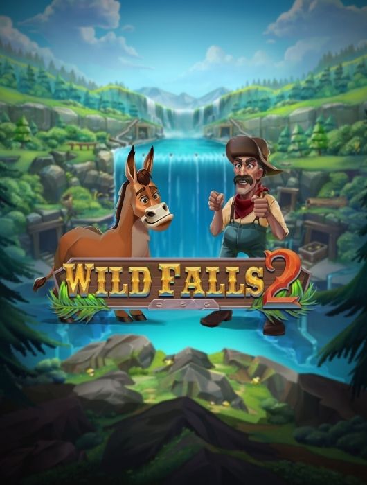 Wild Falls 2 – guldruschslot från Play'n GO med vattenfall, guldgrävare och mulåsna